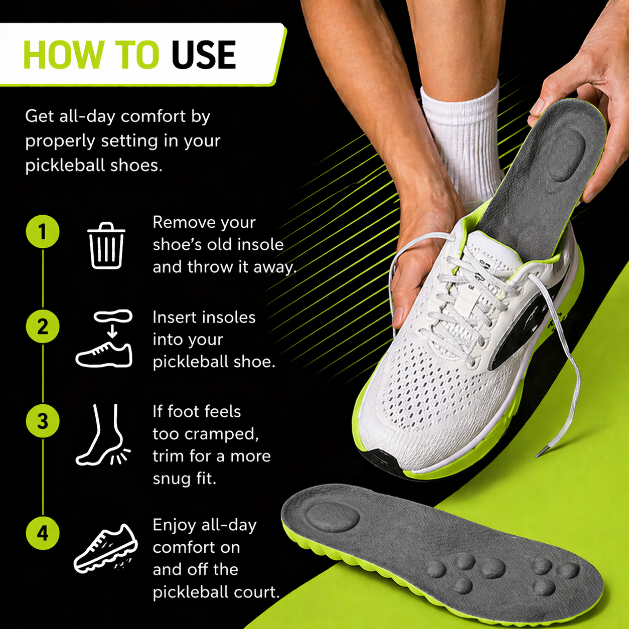 Pickleball Cloud Insoles
