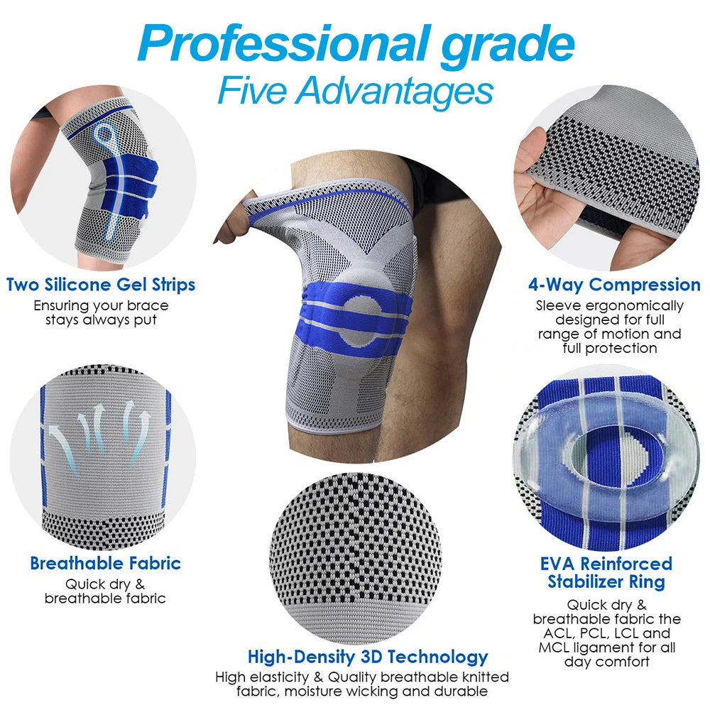 Knee Brace Support Compression Sleeve